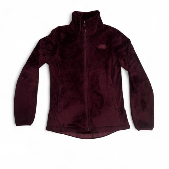 The North Face Deep Burgundy Fleece Jacket - Picture 1 of 5